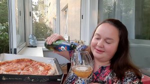 МукбангПИЦЦАПИВОЛетний УЖИН на балконе
