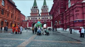 Прогулка по московским улицам и Красной площади Рождество 2026 🎄✨