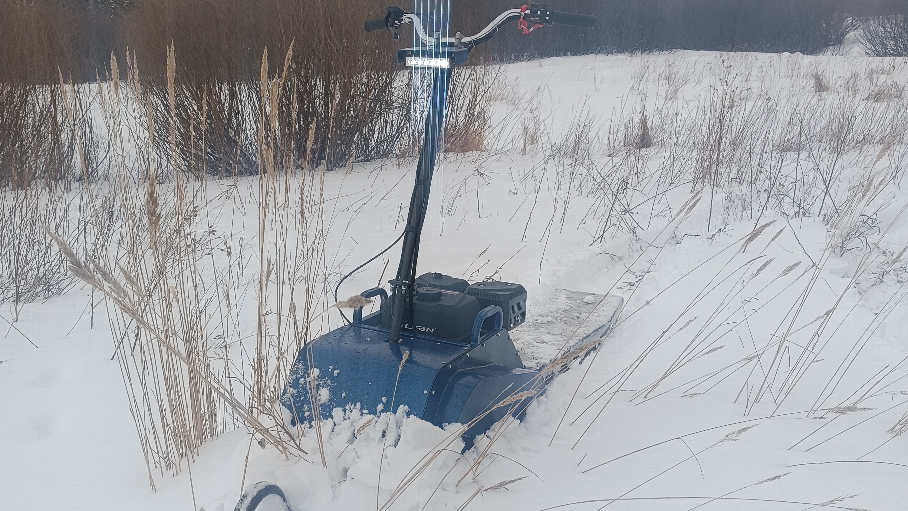 покатушки на самодельном снегокате смотреть онлайн