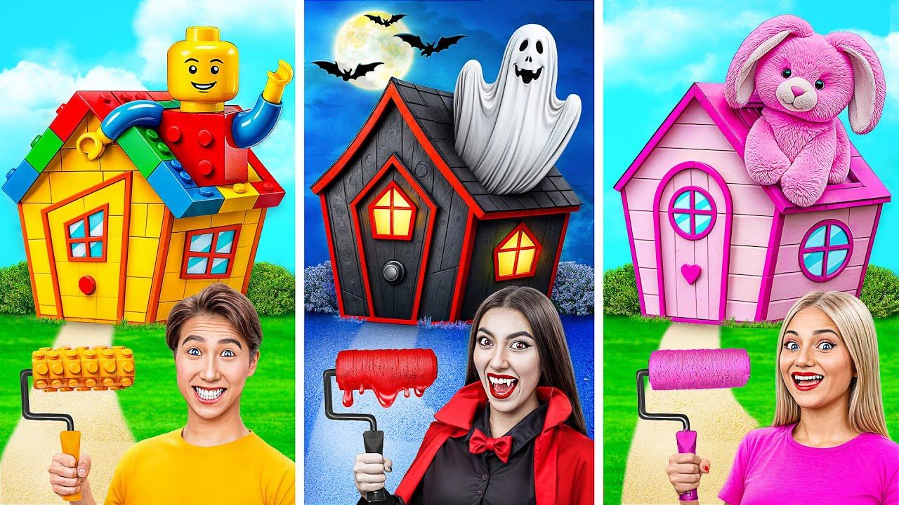 Домики Одного Цвета Челлендж | Сумасшедший Челлендж от Multi DO Challenge смотреть онлайн