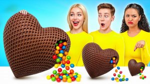 Большая, Средняя или Маленькая Тарелка Челлендж | Удивительные Лайфхаки и Хитрости от Multi DO