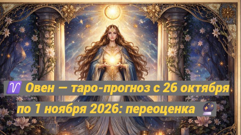 ♈ Овен — таро-прогноз с 26 октября по 1 ноября 2026: переоценка 🔮