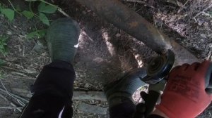 ВЕРНУЛСЯ ЗА ТРУБАМИ. ЗАДАЧА ВЫКОПАТЬ И РАСПИЛИТЬ. МЕТАЛЛОКОП