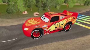 МУЛЬТИКИ ПРО МАШИНКИ. Смешное прохождение трассы с препятствиями. МАШИНКИ - ПРИКОЛЫ.