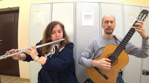 469 неделя. "Вальс" Ф.Черчиль дуэт флейта и гитара
