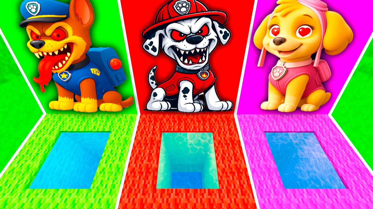 ЗЕРО и СЫНОК ВЫБЕРИ ПРАВИЛЬНЫЕ ЗАТОПЛЕННЫЕ ЯМЫ ГОНЩИК ЕХЕ, МАРШАЛ ЕХЕ и СКАЙ ВЛЮБЛЕННАЯ МАЙНКРАФТ смотреть онлайн