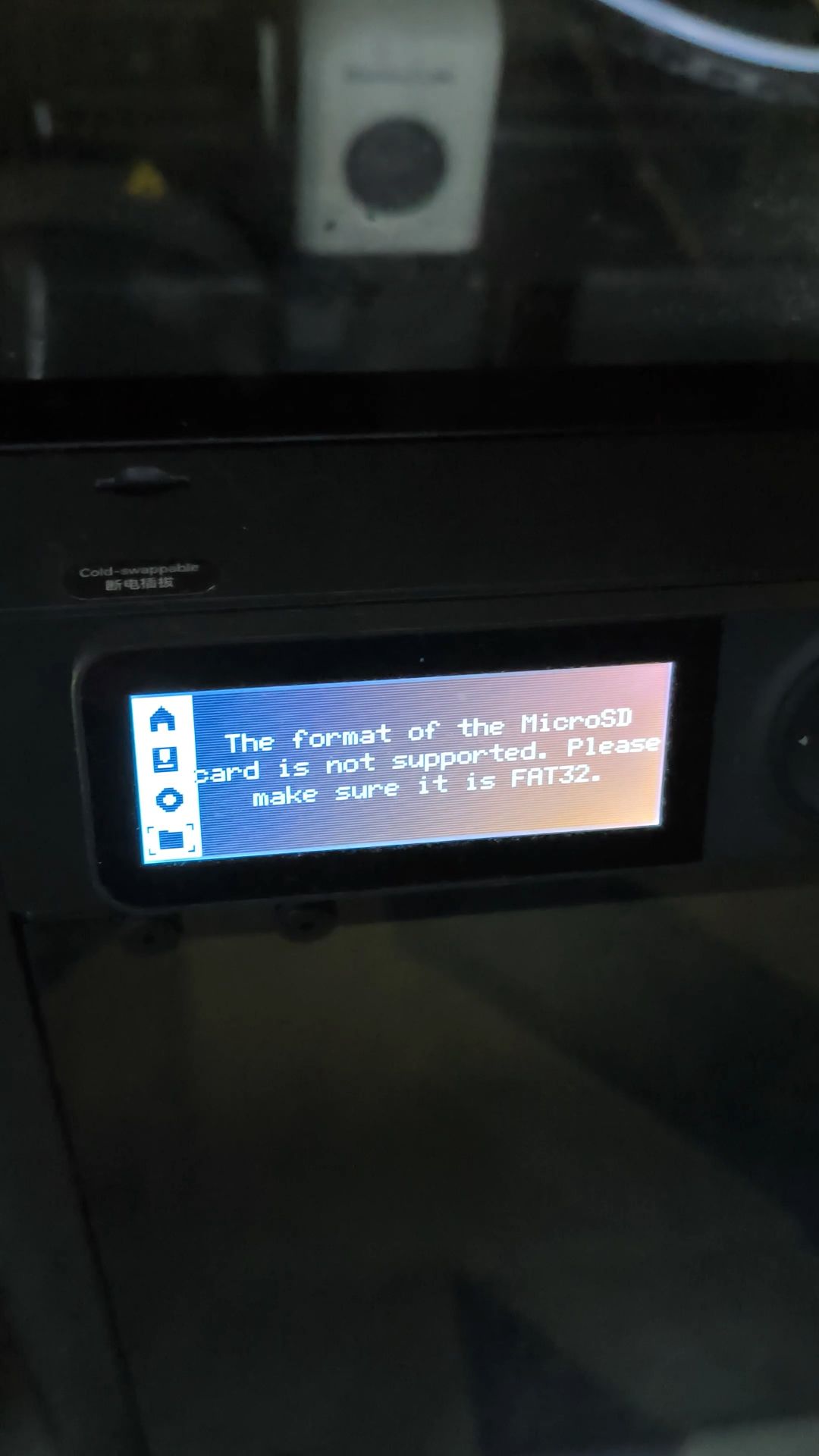 P1S - внезапно померла sd карта