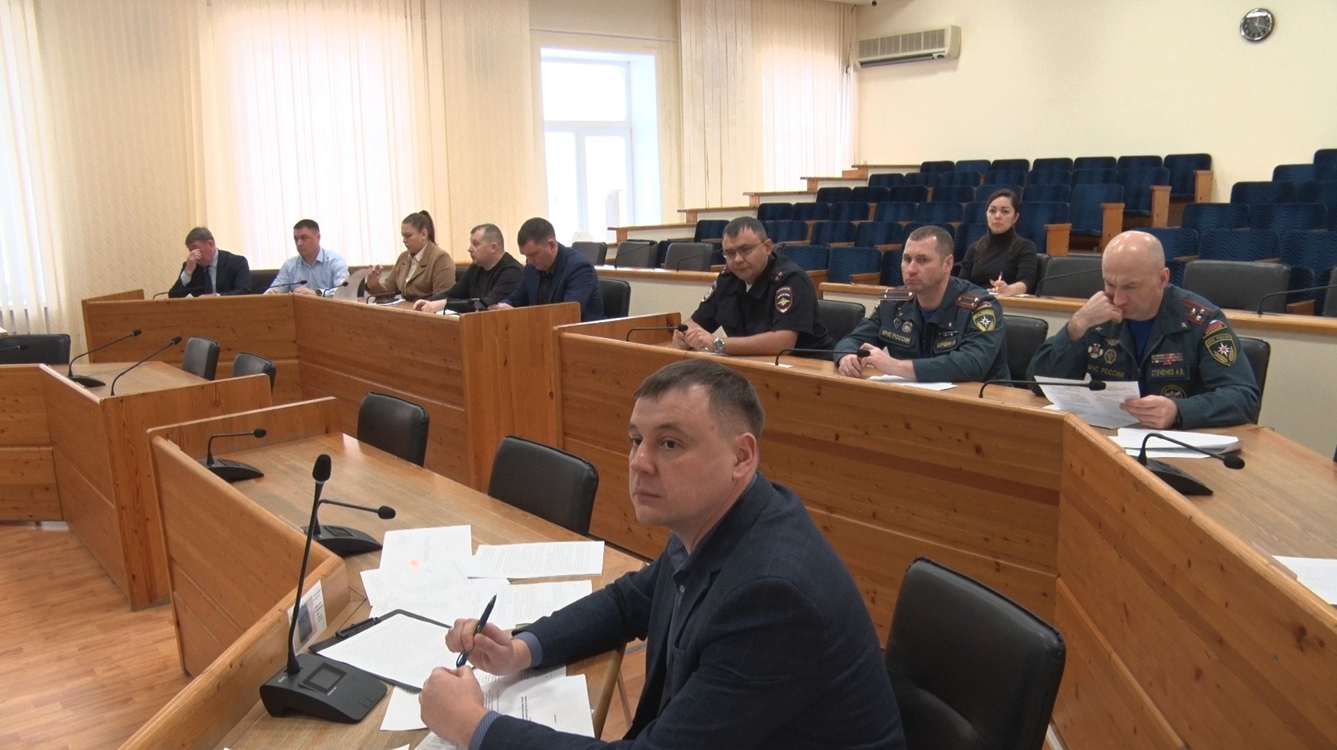 Заседание Комиссии по предупреждению и ликвидации ЧС. ТК «Первый Советский» смотреть онлайн