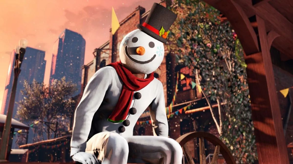 Зимняя атмосфера GTA Online смотреть онлайн