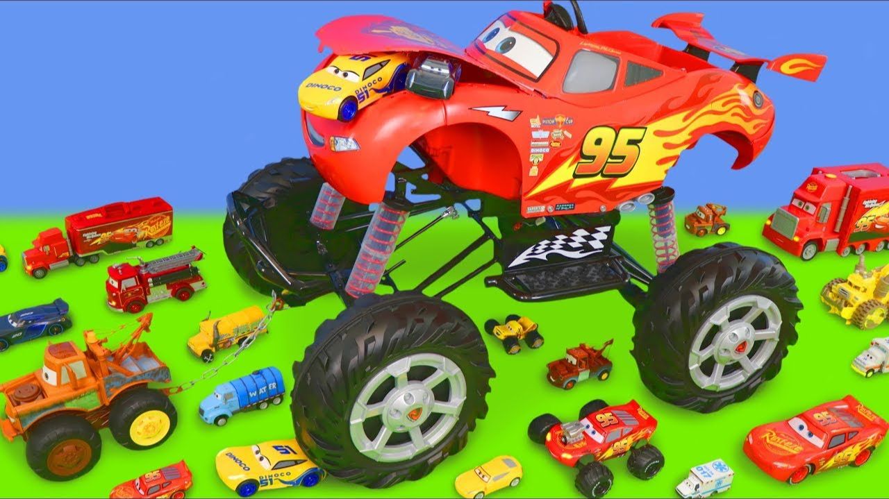 МАШИНКИ ДИСНЕЙ БОЛЬШАЯ РАСПАКОВКА ИГРУШЕК. МУЛЬТИК МОЛНИЯ МАКВИН смотреть онлайн