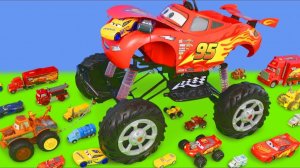 МАШИНКИ ДИСНЕЙ БОЛЬШАЯ РАСПАКОВКА ИГРУШЕК. МУЛЬТИК МОЛНИЯ МАКВИН