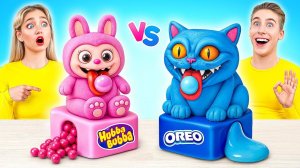 Розовая Еда vs Голубая Еда Челлендж | Вкусные Кухонные Лайфхаки от Multi DO Challenge