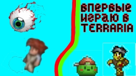 впервые играю в terraria