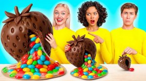 Большая, Средняя или Маленькая тарелка Челлендж | Съедобная Битва от Multi DO Challenge