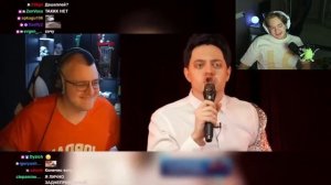 Ченский смотрит реакцию Пятерки на пародию на слей 1204