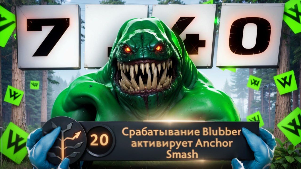 НОВЫЙ ТАЙД через ИМБА Талант! Патч 7.40🔥 Травоман Дота 2 смотреть онлайн