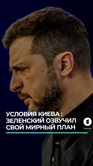 Зеленский озвучил свой "мирный план" из 20 пунктов