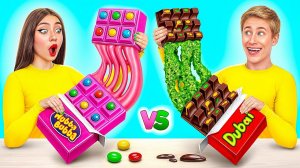 Жевательная Резинка vs Шоколадная Еда Челлендж | Вкусные Кухонные Рецепты от Multi DO Challenge