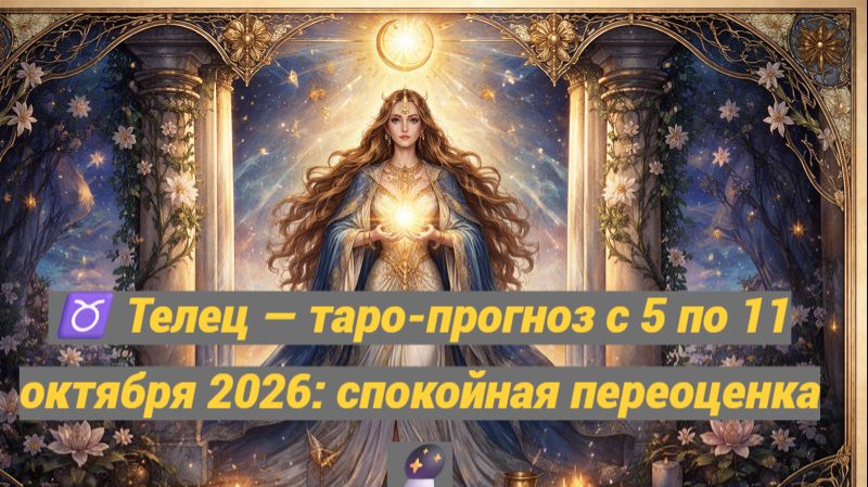♉ Телец — таро-прогноз с 5 по 11 октября 2026: спокойная переоценка 🔮