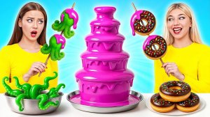 Шоколадный Фонтан Челлендж | Кулинарная Битва с Едой от Multi DO Challenge