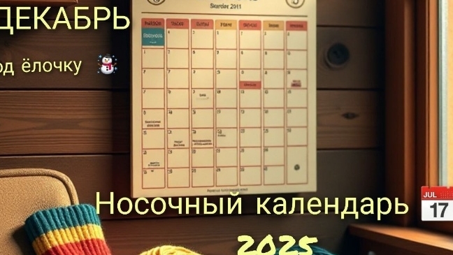 СП Носочный календарь 2025. Декабрь. Тема: под ёлочку. смотреть онлайн