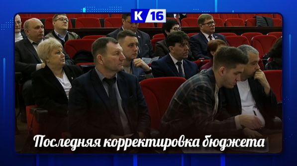 Депутаты приняли последнюю в 2025 году корректировку бюджета смотреть онлайн