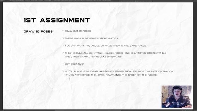 09 ASSIGNMENT 1 - Drawing fight poses смотреть онлайн