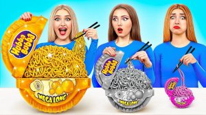 Бедная vs Богатая vs Ультра Богатая еда Челлендж | Вкусные Кухонные Лайфхаки от Multi DO Challenge