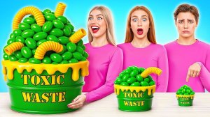 Большая, Средняя или Маленькая Тарелка Челлендж | Смешные Кулинарные Трюки от Multi DO Challenge