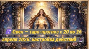 ♈ Овен — таро-прогноз с 20 по 26 апреля 2026: настройка действий 🔮
