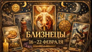 🔮 Таро-прогноз для Близнецов с 16 по 22 февраля — неделя ясности и внутренних решений ✨