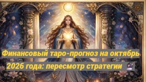 Финансовый таро-прогноз на октябрь 2026 года: пересмотр стратегии 🔮