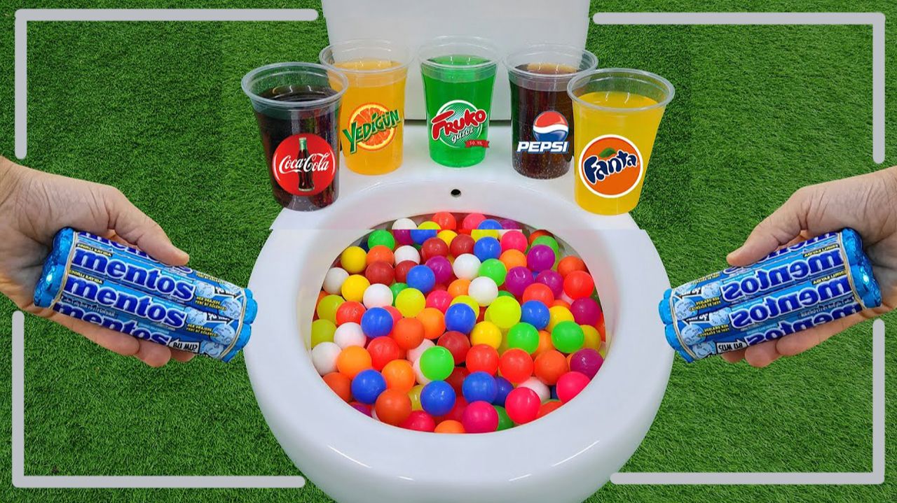 Мультики для детей и малышей. Эксперименты со Скибиди Туалетом. Смываем Газировки и конфетки смотреть онлайн