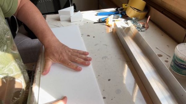 Как склеить большую деталь. Печатаю полочку для дома