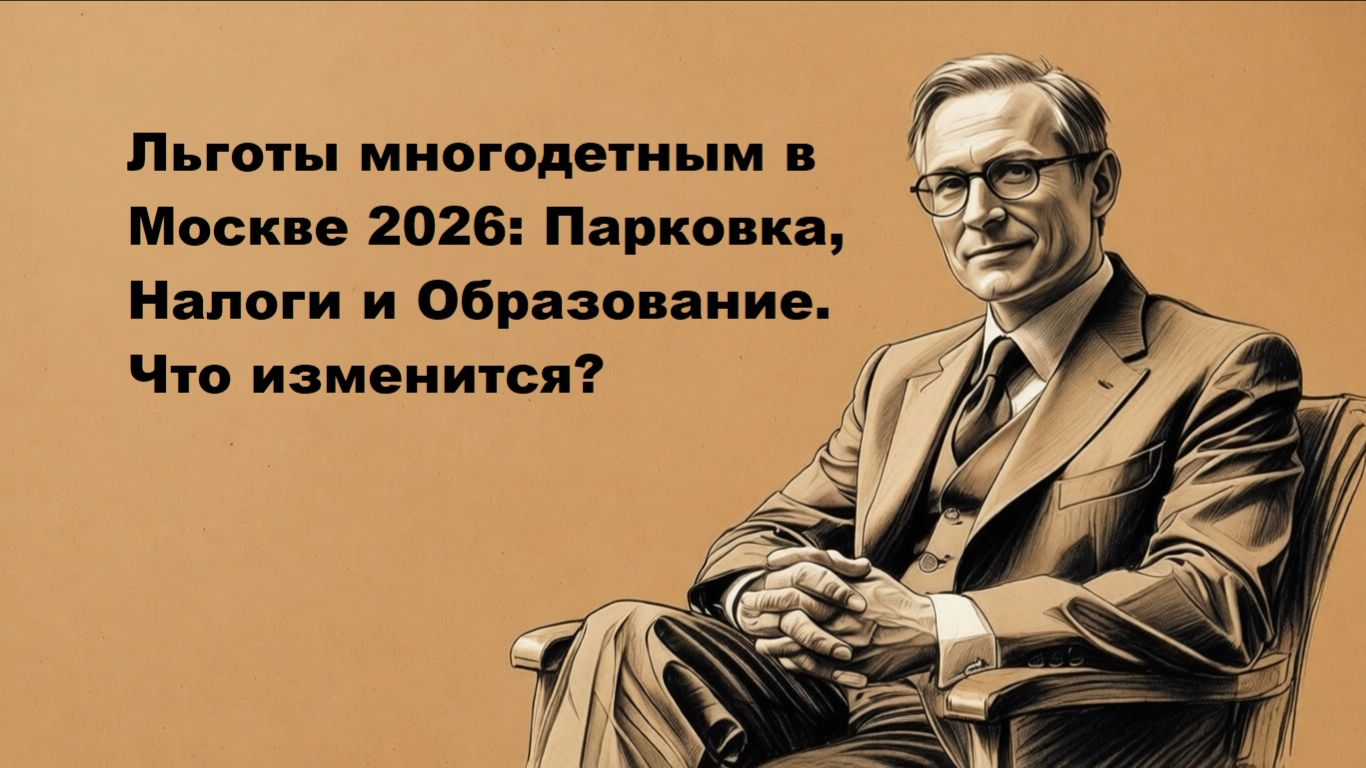 Льготы многодетным семьям в Москве в 2026 году: налоги, парковка, образование смотреть онлайн