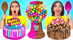 Жевательная Резинка vs Шоколадная Еда Челлендж #2 от Multi DO Challenge