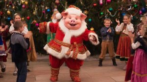 Хрюк на ёлке. Сказка. Б.Заходер