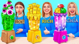 Бедная vs Богатая vs Ультра богатая еда Челлендж | Кулинарный Челлендж от Multi DO Challenge