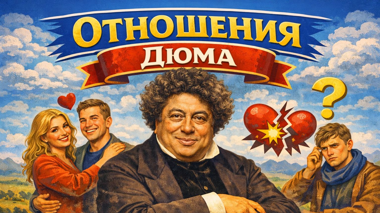Дюма и Гюго (зеркальные)