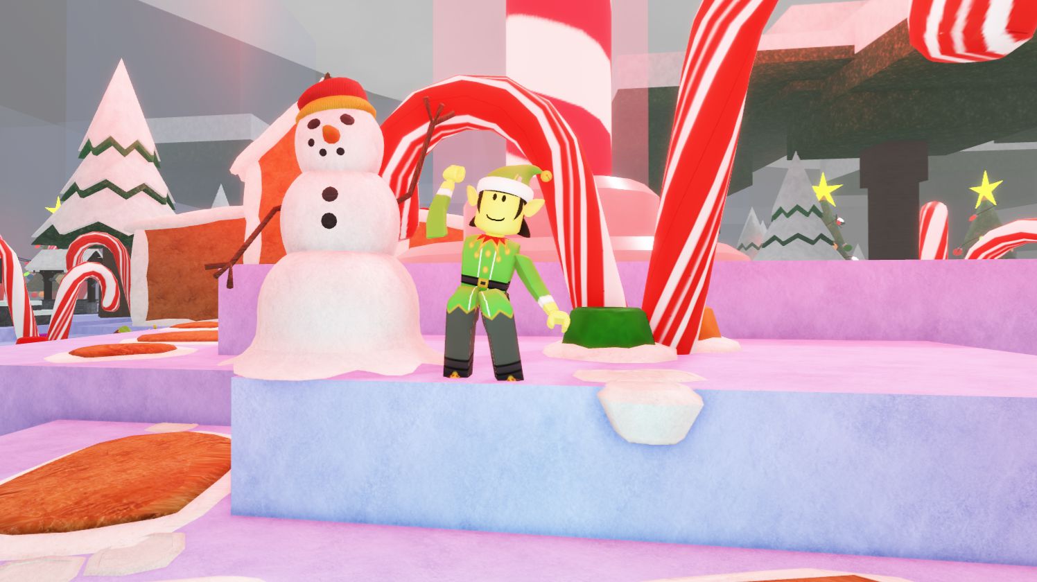 Я построил город эльфов в роблокс 99 ночей в лесу I 99 Nights In The Forest Roblox