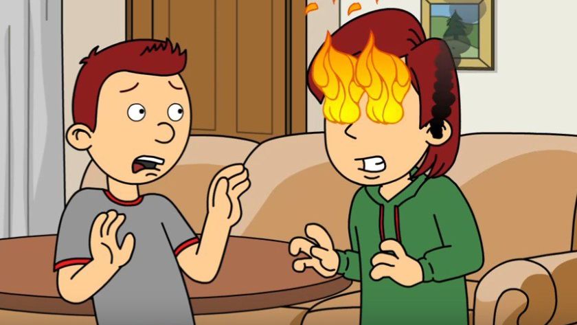 Classic Caillou Eats Homework/Grounded