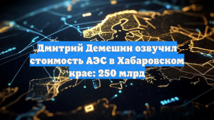 Дмитрий Демешин озвучил стоимость АЭС в Хабаровском крае: 250 млрд