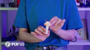 Набор бальзамов для губ в новогоднем дизайне  | FIX PRICE