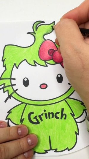 Рисуем Kitty Crinch 🎄✨✨