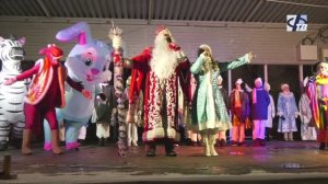 Встреча Деда Мороза и Снегурочки в Летнем саду