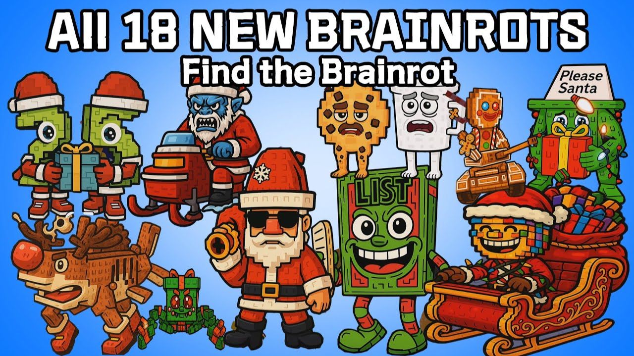 Как получить все 18 новых BRAINROTS 🧠 в Find the Brainrot 296 Roblox смотреть онлайн