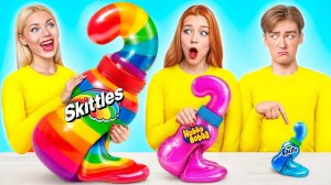 Большая, Средняя или Маленькая Тарелка Челлендж | Забавные Кухонные Лайфхаки от Multi DO Challenge