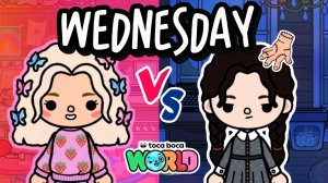 WEDNESDAY в ТОКА БОКА🖤💕/ Milli toca / toca boca / toca world / toca life / тока бока / Милли тока