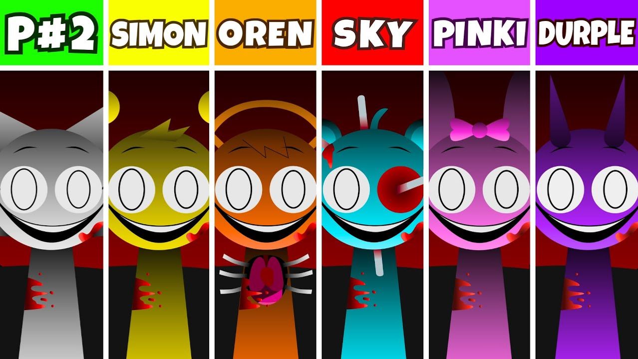 SIMON🎩 VS OREN🍊 VS SKY VS PINKI🌸 VS DURPLE💜 VS WENDA🌺 БИТВА СТИХИЙ!💥🤯 смотреть онлайн