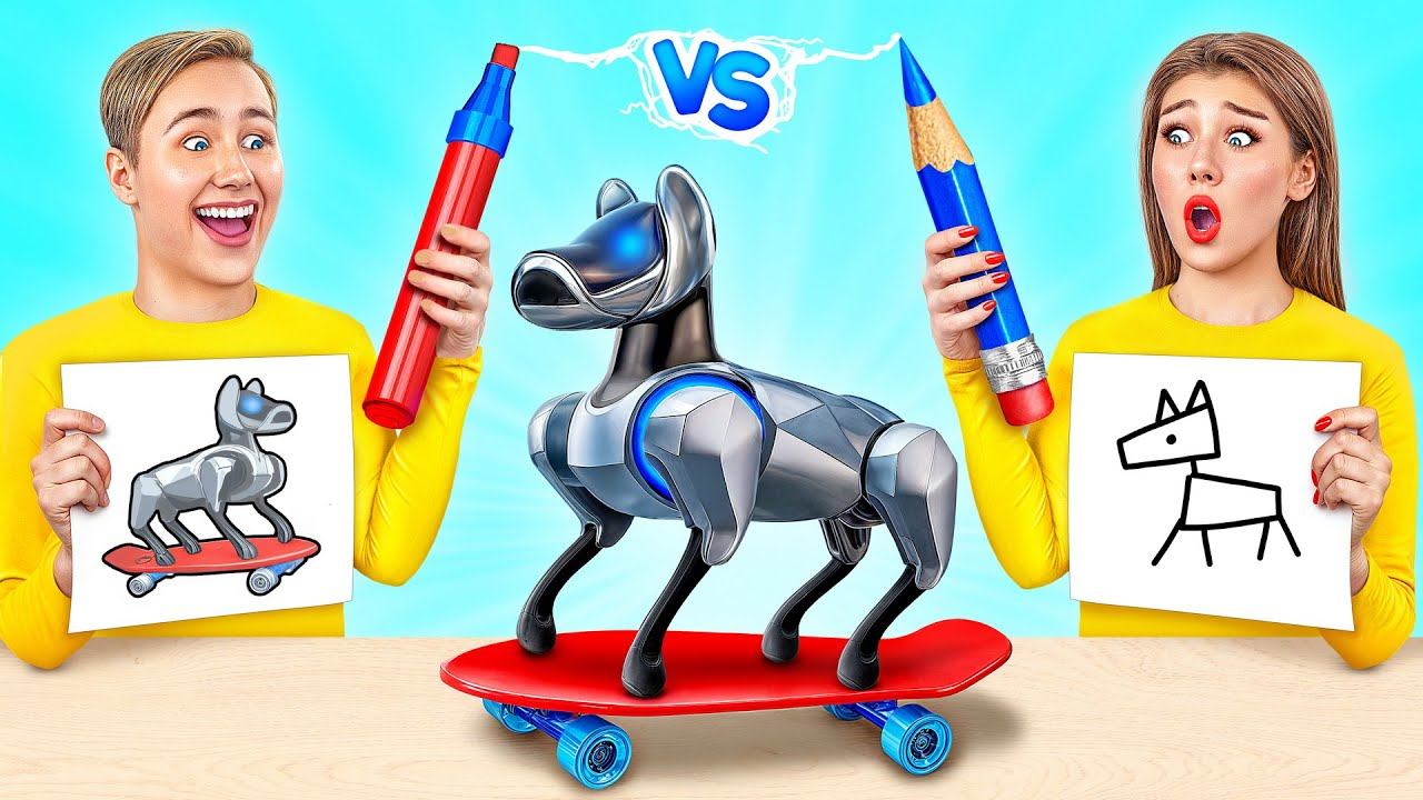 Кто Лучше Нарисует Предмет, Получит Его | Эпичная Битва c Едой от Multi DO Challenge смотреть онлайн